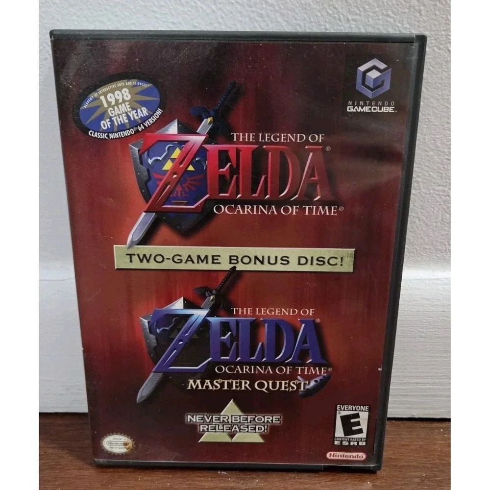 Nintendo Zelda Ocarina of Time Master Quest Two-Game Bonus Disc GameCube